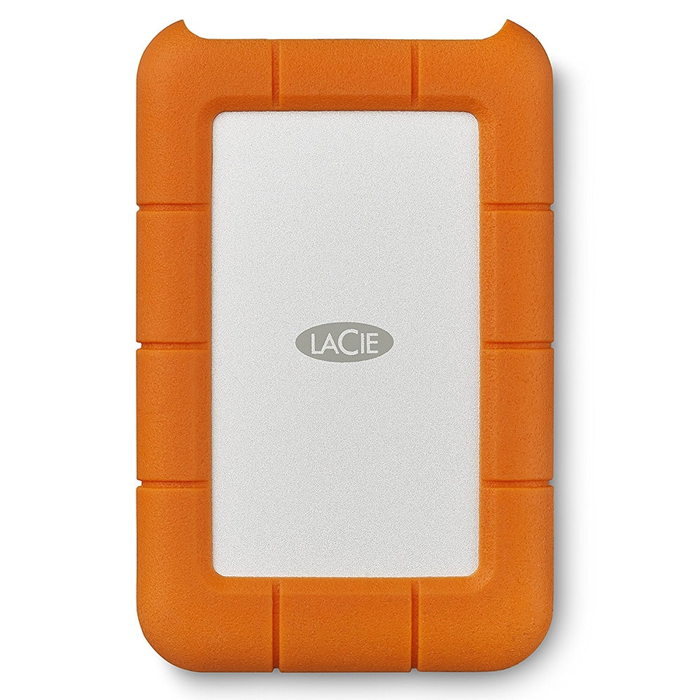 LaCie, Orange, Hard Drives, Tech, USB-C, External, Hard Drive, 154465